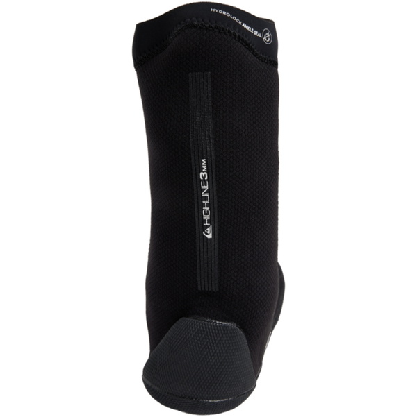 2026 Quiksilver Mens Highline 3mm Split Toe Sock Boot 25AW193504 - Black